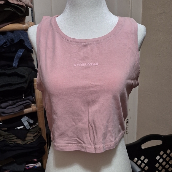 Ryderwear Tops - Ryderwear Blush Pink Crop Top